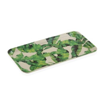 Tavă din bambus versa leaves, 14 x 30 cm