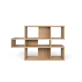 Bibliotecă temahome london, 34 x 100 cm, maro