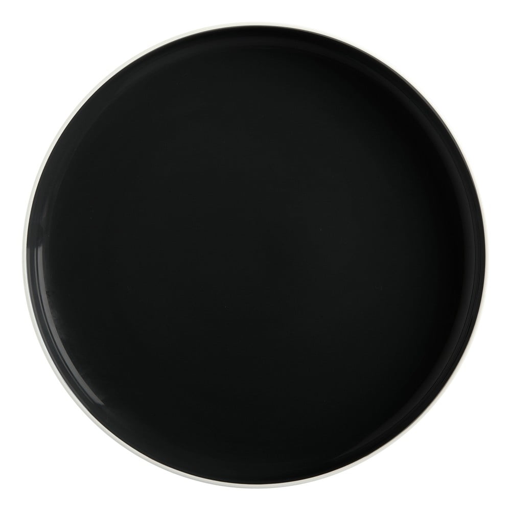 Černý porcelánový talíř Maxwell & Williams Tint, ø 20 cm