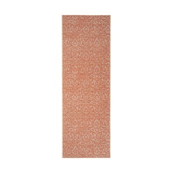 Covor potrivit pentru exterior bougari hatta, 70 x 200 cm, portocaliu - bej