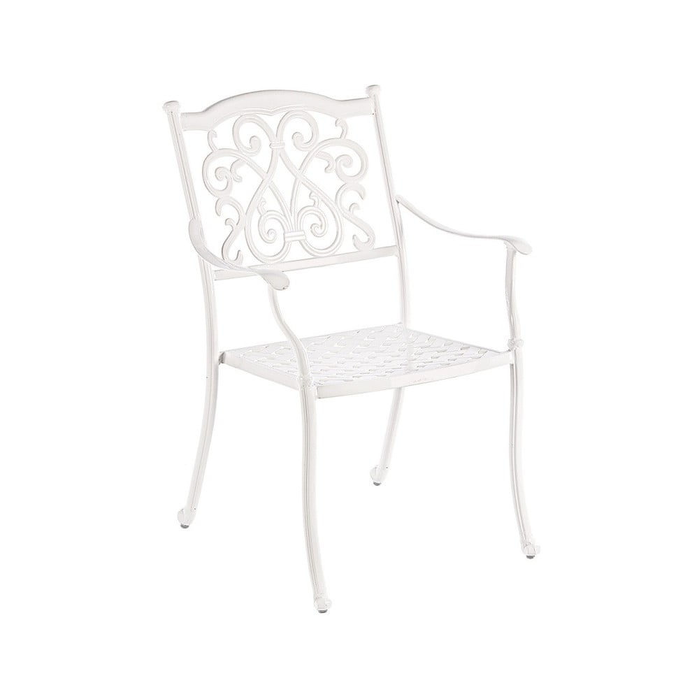 Bílá zahradní židle Haylee