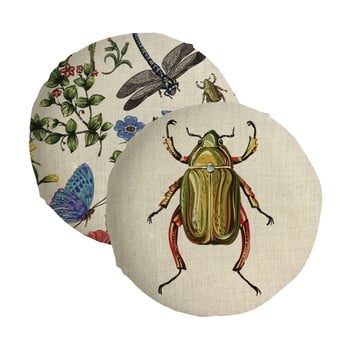 Pernă reversibilă madre selva tierra bella, ⌀ 45 cm
