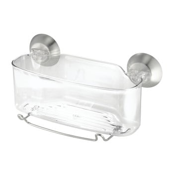 Coș transparent cu ventuze idesign soap shower