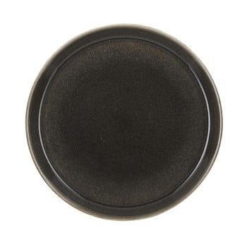 Farfurie adâncă din ceramică bitz mensa, diametru 27 cm, gri închis