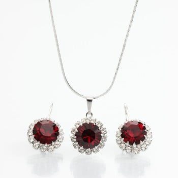 Set colier și cercei cu cristale swarovski laura bruni sila