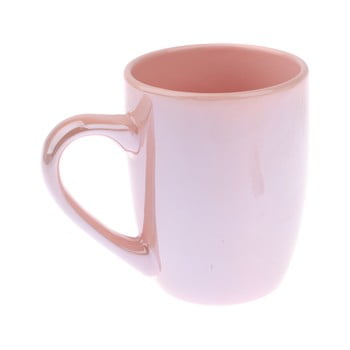 Cană din ceramică dakls puro, 330 ml, roz