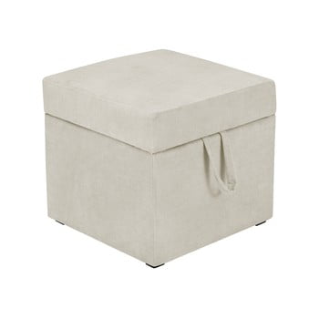 Taburet cu spațiu pentru depozitare kicoti cube, bej