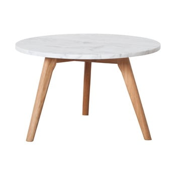Măsuță zuiver white stone, Ø 50 cm