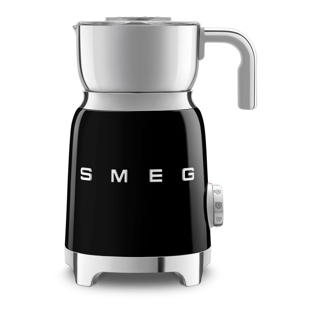 Černý elektrický šlehač mléka Retro Style – SMEG