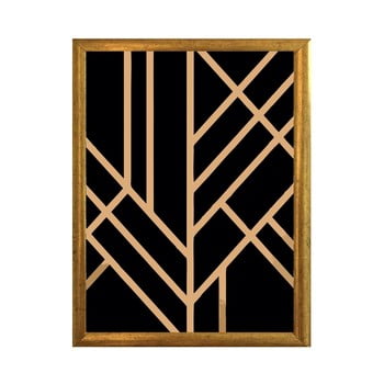 Poster cu ramă piacenza art gold lines