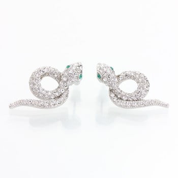 Cercei cu cristale swarovski laura bruni snake