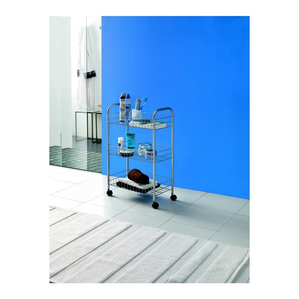 Pojízdný stojan s 3 policemi Metaltex Lugano