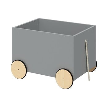 Cutie mobilă pentru jucării bellamy lotta, gri