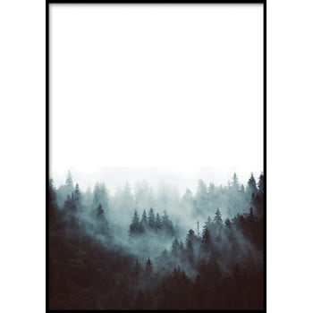 Poster cu ramă pentru perete mist, 40 x 50 cm