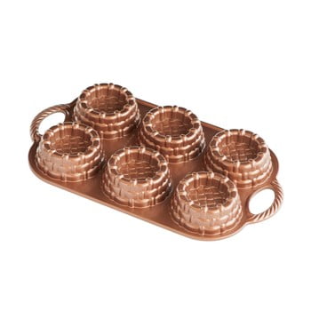 Formă pentru copt 6 coșulețe nordic ware mini marianne, 700 ml