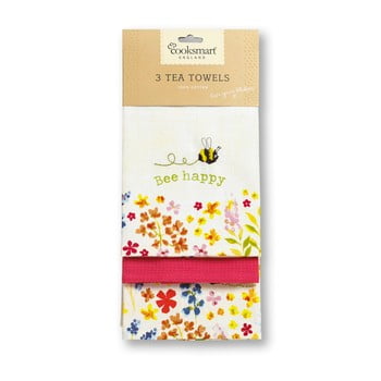 Set 3 prosoape pentru bucătărie cooksmart bee happy