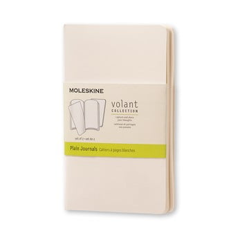 Caiet moleskine volant, 80 pag., crem