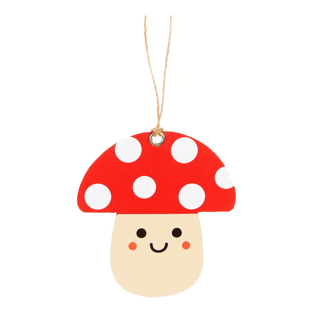 Visačky na dárky v sadě 6 ks Mushroom – Sass & Belle