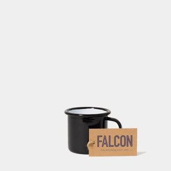 Ceașcă smălțuită pentru espresso Falcon Enamelware, 160 ml, negru