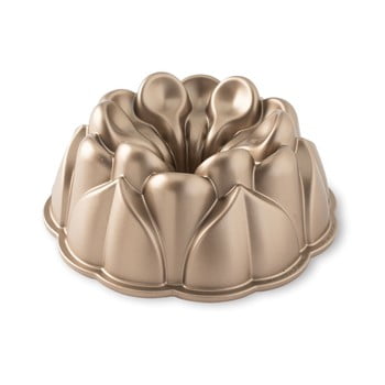 Formă de tort nordic ware magnolia, 2,4 l, arămiu