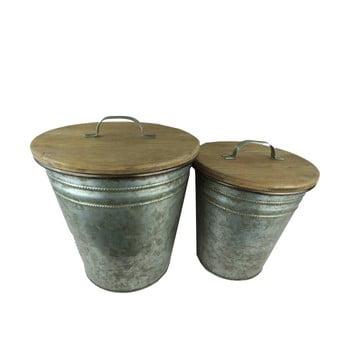 Set 2 coşuri de gunoi antic line poubelles
