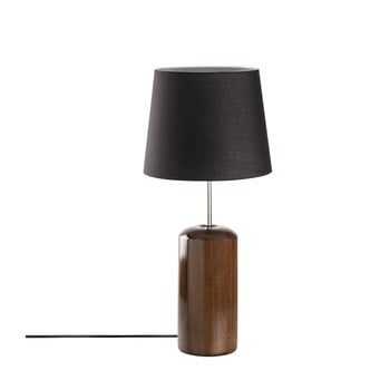 Veioză din lemn opviq lights harula, negru