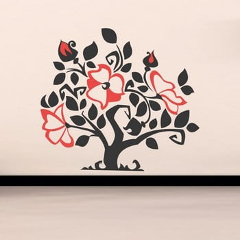 Autocolant decorativ pentru perete sunny flower