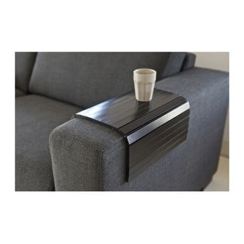 Cotieră flexibilă pentru canapea woood armrest, negru