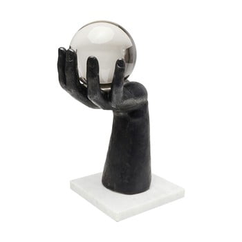 Statuetă decorativă Kare Design Ball Hand, înălțime 31 cm