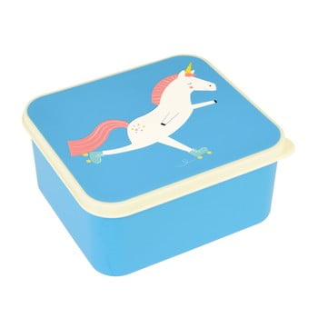 Cutie pentru prânz cu motiv inorog rex london magical unicorn, albastru