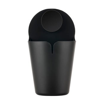 Cutie depozitare pentru perete Zone Puck, înălțime 21,7 cm, negru