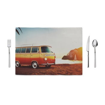 Suport farfurie home de bleu tropical bus, 35 x 49 cm