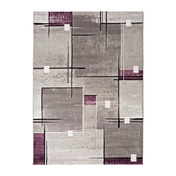 Covor universal detroit, 80 x 150 cm, gri-mov
