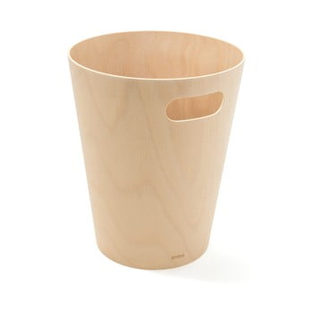 Coș de gunoi umbra woodrow, 7,5 l, bej