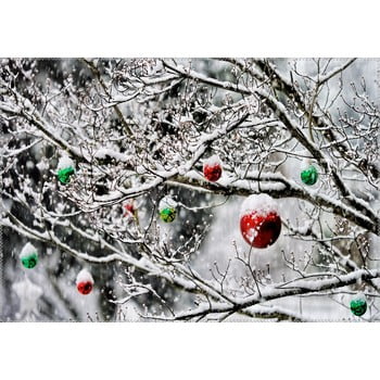 Covor Vitaus Christmas Period Outside Balls, 50 x 80 cm