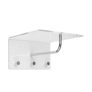 Cuier de perete transparent tomasucci ghost, transparent