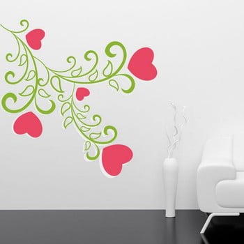 Autocolant decorativ pentru perete green flower