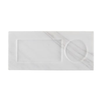 Tavă din marmură zuiver tray, alb