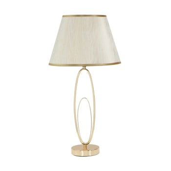 Lampadar cu o construcție aurie mauro ferretti glam flush, alb
