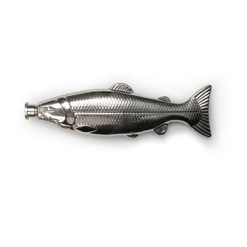 Sticlă de buzunar Kikkerland Fish, 150 ml