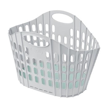 Coș de rufe pliabil Addis Flat Folding Laundry Basket, gri - verde imagine