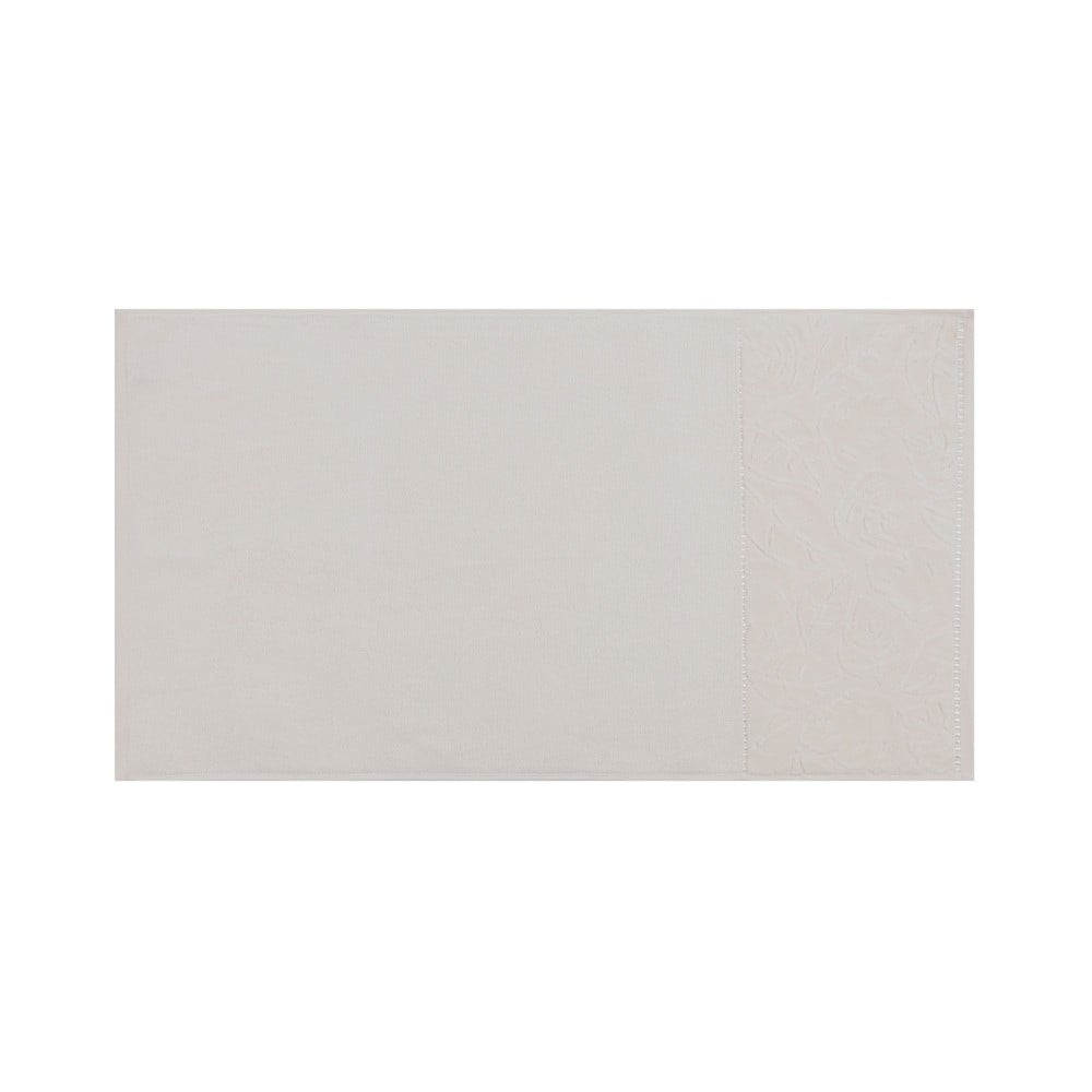 Sada 2 krémových ručníků Madame Coco Velver, 50 x 90 cm