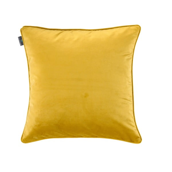 Žlutý povlak na polštář WeLoveBeds Dijon, 50 x 50 cm