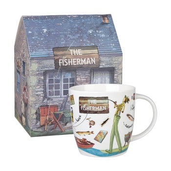 Cană din porțelan în cutie pentru cadou churchill china fishermen, 390 ml