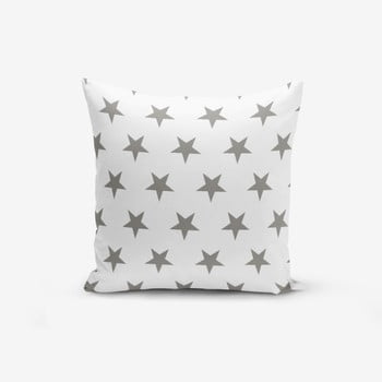 Față de pernă cu amestec din bumbac minimalist cushion covers grey star, 45 x 45 cm