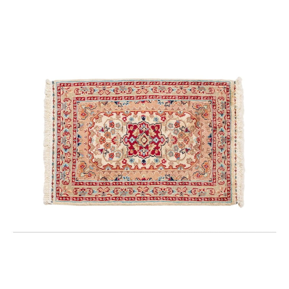 Ručně vázaný koberec Kashmirian, 92x63 cm