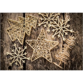 Covor vitaus christmas period beige, 50 x 80 cm