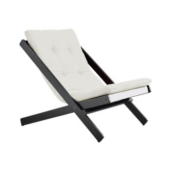 Fotoliu pliant karup design boogie black/natural