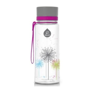 Sticlă din plastic reutilizabilă equa dandelion, 0,4 l