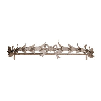 Decorațiune din metal pentru tăblie pat antic line laurel